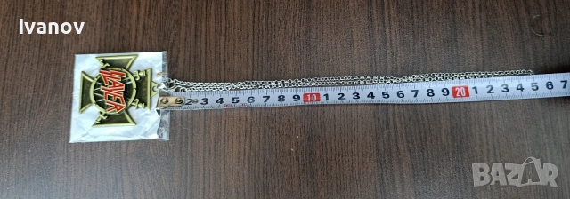 Slayer нов официален мърч медальон, снимка 4 - Арт сувенири - 53774419