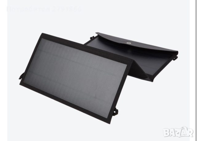 Сгъваемо соларно зарядно устройство 28W 4600mAh USB-A USB-C соларен панел за презареждане, снимка 2 - Къмпинг осветление - 51463128