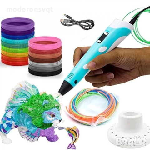 Детска 3D писалка за рисуване и моделиране