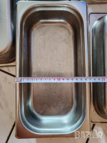 Гастронорми 5 броя 32/17/6 см. , снимка 4 - Хладилни витрини и фризери - 52167067
