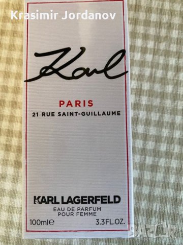 KARL LAGERFELD Paris 21, снимка 1 - Дамски парфюми - 45405890