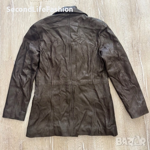 Дамско кожено яке Golden Bear San Francisco с двойно закопчаване, размер M, произведено в САЩ, снимка 5 - Якета - 53381671