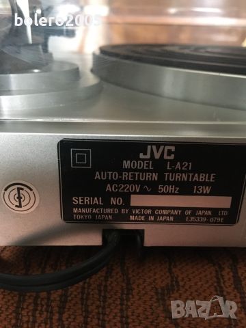 Грамофон JVC L -A21, снимка 8 - Грамофонни плочи - 46790156