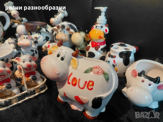 Колекция от фигурки на крави, снимка 4 - Колекции - 51989345