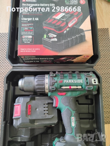 Винтоверт комплект Парксайд, снимка 3 - Винтоверти - 52790431