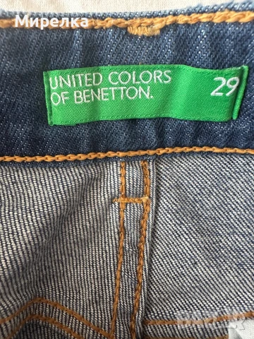 Нови дънкови къси панталони #United #Colors of #BENETTON 29 размер, снимка 3 - Къси панталони и бермуди - 51041033