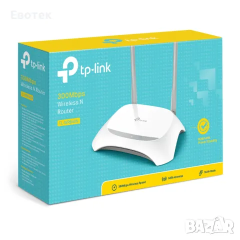 TP-LINK TL-WR840N  N300  5x10/100Mbps 300Mbps, снимка 1