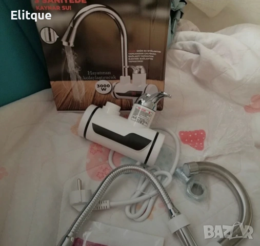 Смесител за вода с нагревател за мигновено загряване – 3000W 🚰, снимка 2 - Други стоки за дома - 53216613