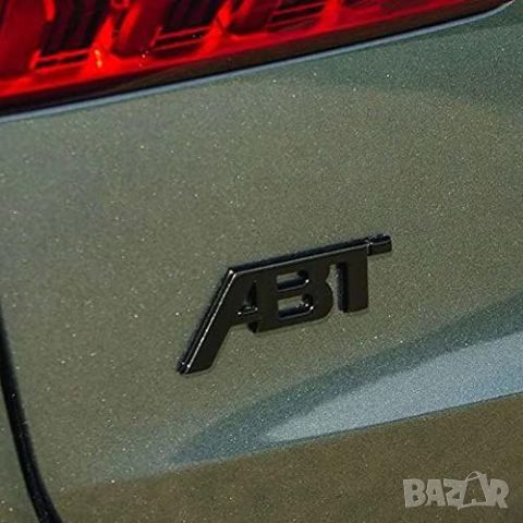 Емблема лого ABT AUDI АБТ sport хром или черен гланц различни размери, снимка 4 - Аксесоари и консумативи - 45236899