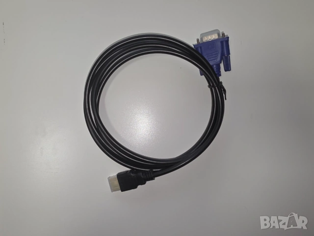 VGA към HDMI кабел / за всякакви монитори, снимка 2 - Кабели и адаптери - 54064772