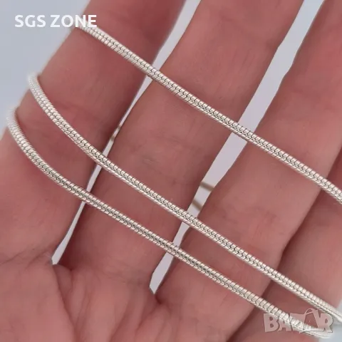 Голям Избор от Сребърни Верижки Произведени в Италия, снимка 12 - Колиета, медальони, синджири - 49888982