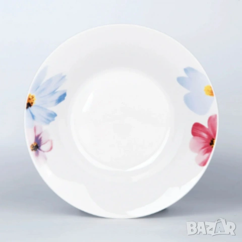 Комплект чинии 24 части с нежни цветя, снимка 4 - Сервизи - 53289339