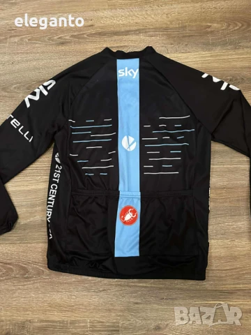 Мъжко ВЕЛО МТБ Джърси CASTELLI Team Sky UV50+  Long sleeve , L/XL размер , снимка 9 - Спортни дрехи, екипи - 50850121