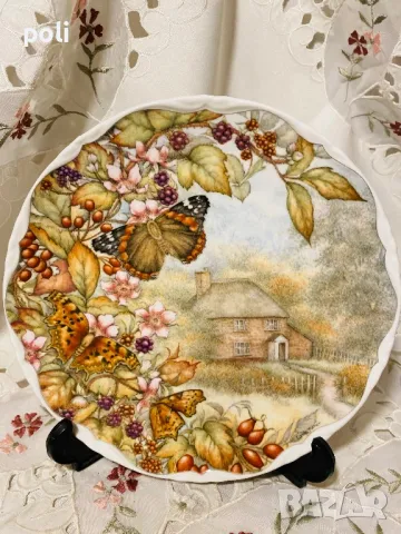 порцеланова чиния за стена 