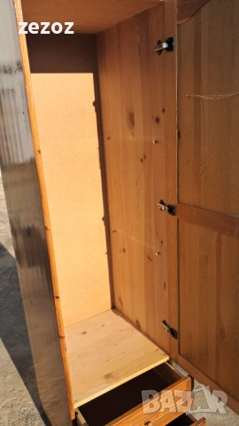 Гардероб единичен масив, снимка 4 - Гардероби - 53354677