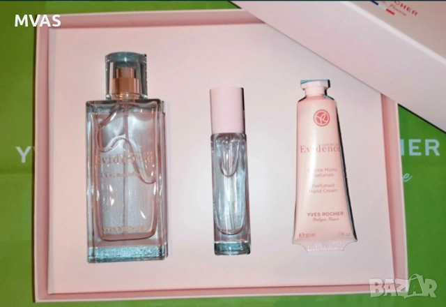 Нов Yves Rocher подаръчен комплект за жена 2 парфюма и крем, снимка 5 - Дамски парфюми - 52906170