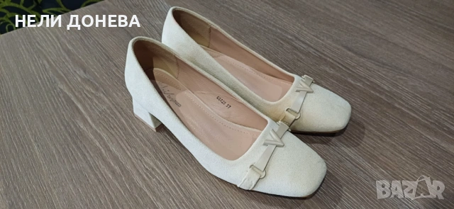 Обувки MARCO TOZZI ЕСТЕСТВЕНА Кожа и Декорации! НОВИ! №37!