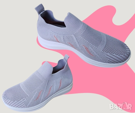 Леки и удобни дамски текстилни обувки - за свобода на движение и комфорт през целия ден, снимка 8 - Маратонки - 51948714