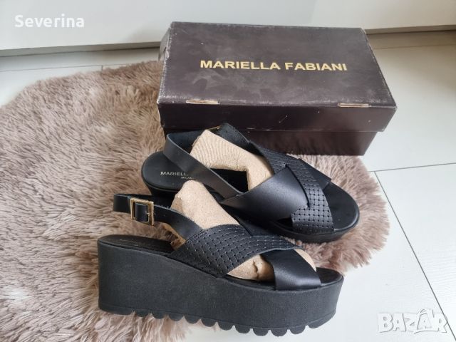 Mariella Fabiani*Чисто нови,естествена кожа сандали 41, снимка 1 - Сандали - 45809740
