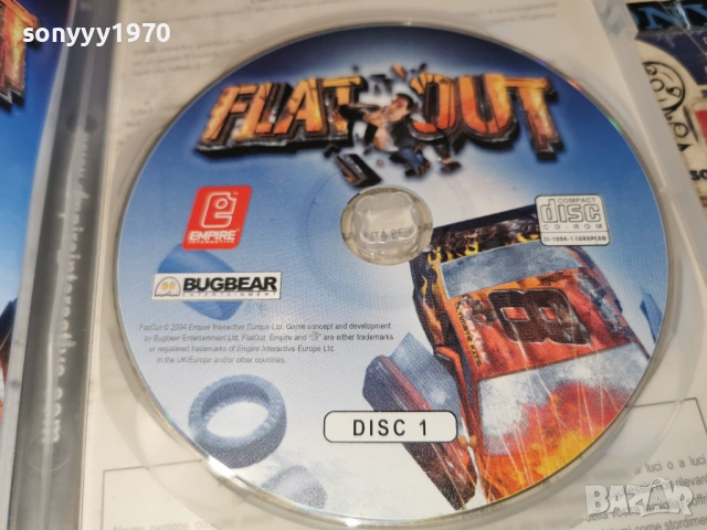 FLAT-OUT PC CD-ROM 1703260902H1E3R, снимка 6 - Игри за PC - 53868672