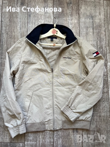 Ново бежово оригинално марково яке Tommy Hilfiger , снимка 3 - Якета - 51801377