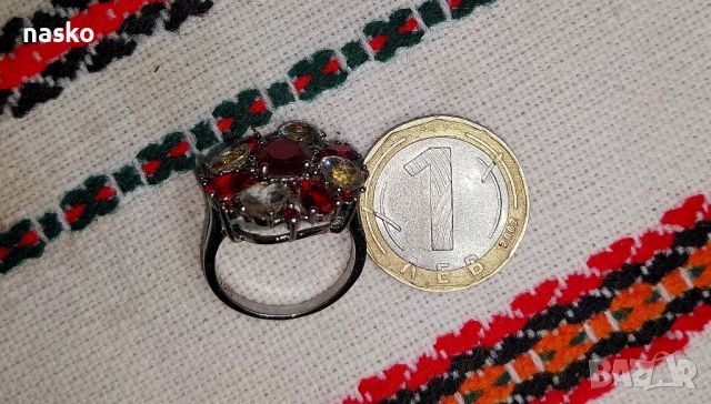 Бароков дамски пръстен, снимка 10 - Антикварни и старинни предмети - 46463066