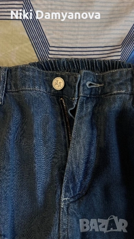 Дамски карго дънки, размер S/M, снимка 2 - Дънки - 54030096