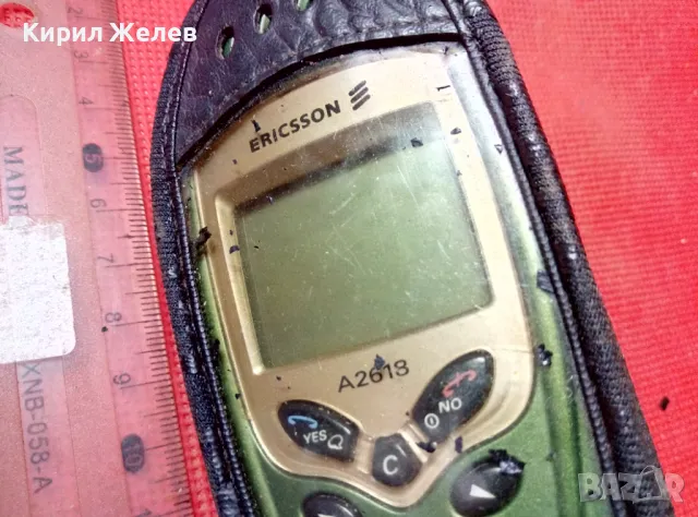 ERICSSON A2618 MADE in MALAYSIA Стар КОЛЕКЦИОНЕРСКИ МОБИЛЕН ТЕЛЕФОН GSM АПАРАТ ЕРИКСОН с КАЛЪФ 47682, снимка 5 - Колекции - 47609593