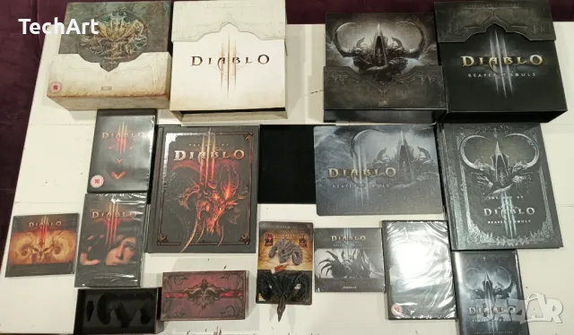 Warcraft Diablo Starcraft Blizzard колекция Collectors Edition книги, снимка 6 - Игри за PC - 48216172