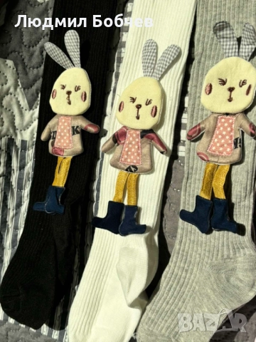 Нови Детски чорапогащници, еластични с много качествена изработка с дължина 74см. – 5бр. за брой. Ак, снимка 2 - Детски клинове - 52835867