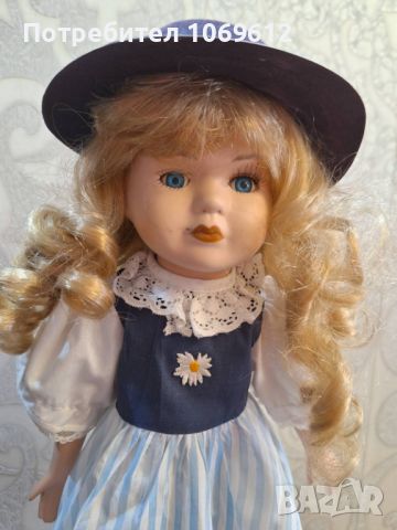 Порцеланова,керамична кукла 42 см, снимка 6 - Антикварни и старинни предмети - 45322318