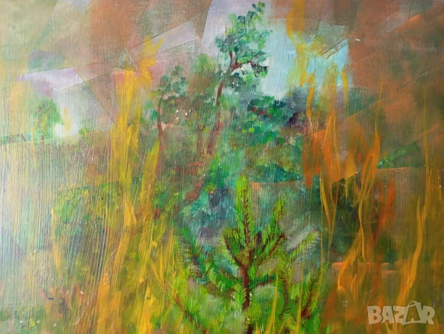 Картина двустранно рисувана, снимка 2 - Картини - 51429916