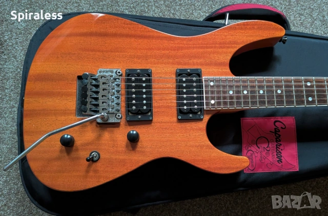 Caparison Dellinger - Natural Finish, made in Japan! ел.китара, снимка 2 - Китари - 53315242