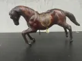 Ретро Кожена фигурка на Кон , снимка 2