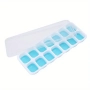 Гъвкава силиконова форма за лед с прозрачен капак, снимка 5