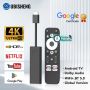 TV Stick DColor GD1 4K, ТВ Стик сертифициран, Amlogic S905Y4, Smart TV, IPTV, Android TV11, снимка 1