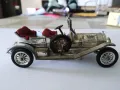 Колекционерска количка Matchbox THOMAS FLYABOUT 1909 YESTERYEAR Chrome RARE Silver. Англия., снимка 2