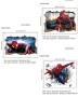 3 вида Спайдърмен Spiderman стикер постер лепенка за стена детска самозалепващ, снимка 2