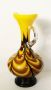OPALINE - FLORENCE – Италианска висока ваза или кана от цветно стъкло, снимка 3