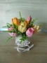 Букет от керамични цветя , снимка 2