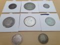 Български Сребърни монети 1 лев 2 лева 100 лева 50 стотинки , снимка 3