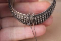 Дамска сребърна гривна , снимка 4
