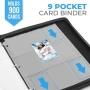 Нов Класьор за колекционерски карти 900 джоба TCG спортни, калъф органайзер папка, снимка 4