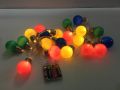 светещи парти топки и знаменца лед декорация к16, снимка 13