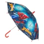 Детски чадър Spiderman автоматичен бастун син 63см_1199661, снимка 2