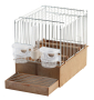 Клетка за малки Птички - изложбена, транспортна и друго 24 x 16 x 20 см. - Модел: 020