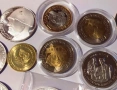Лот медали монети позлатени посребрени, снимка 3