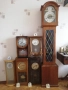 Стари стенни часовници различни модели от различни времена , снимка 1