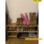 Стелаж за обувки от висококачествен бамбук с 3 рафта - КОД 4065, снимка 12