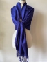 Тъмносин шал/ различни видове, с етикет, снимка 7
